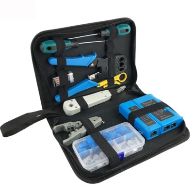 Cabling Rooting Tools Network Cable Production Testing Network Repair Combo Kit Cabling Tools ...
