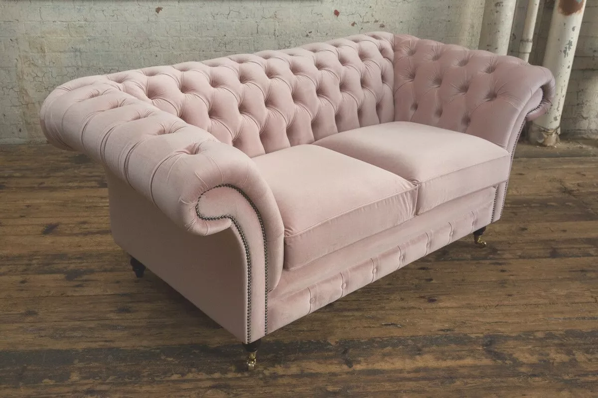 Dusty pink 2 seater sofa online