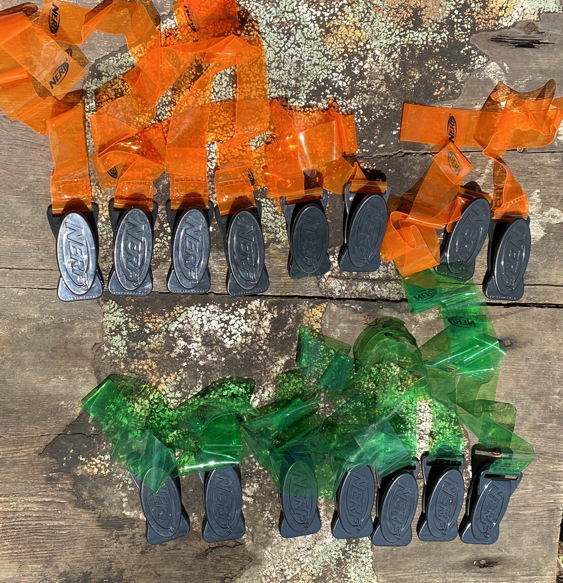 15 NERF Flag Football Flags with Clips eBay