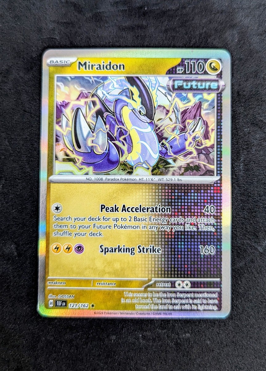 Miraidon 121/162 Temporal Forces Holo Rare Pokemon Card | eBay