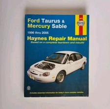 🌟 VG Ford Taurus & Mercury Sable 1996-2001 Haynes Manuals 36075