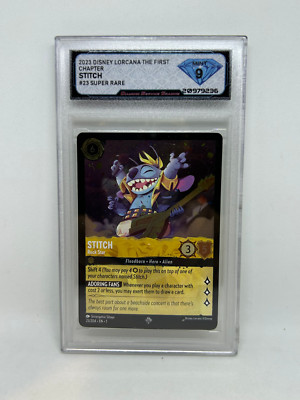 Stitch Rock Star Super Rare 23 The First Chapter Disney Lorcana