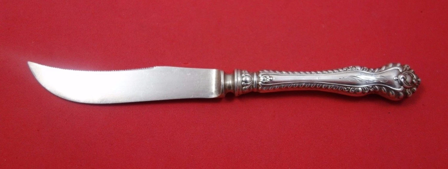 Mazarin by Dominick and Haff Sterling Silver Fruit Knife Serrated w/ SP Blade 7"