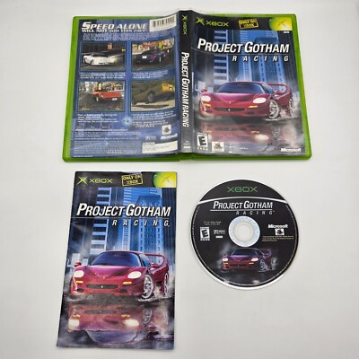 Project Gotham Racing (Original Microsoft Xbox, 2001) Complete and Tested