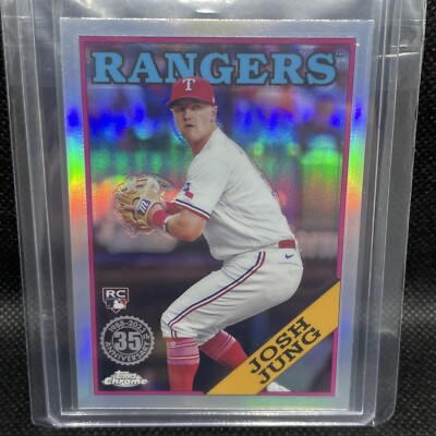 2023 Topps Chrome Update Josh Jung 1988 35th Anniversary #88CU-16 Texas Rangers