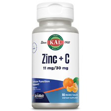 KAL Zinc Plus C, Instant Dissolve Vitamin C and Zinc, Cellular Function and