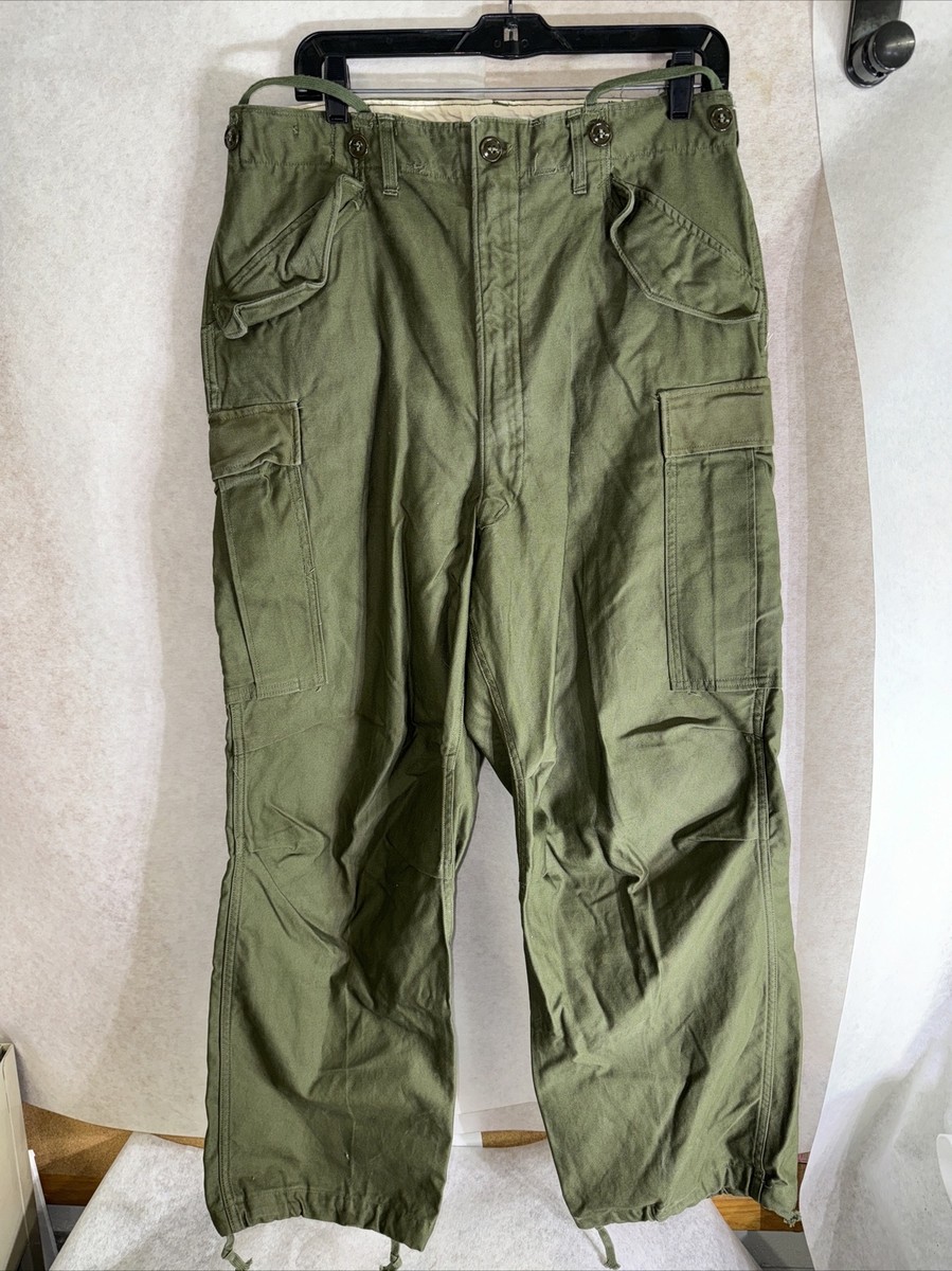 Vintage 70s US Army M65 Cargo Pants 1970s Authentic Faded Vintage 70s US Army M65 Cargo Pants 1970s Authentic Faded