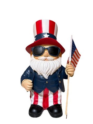Americana Uncle Sam With Sunglasses Stars & Stripes Fourth of July Decor New!