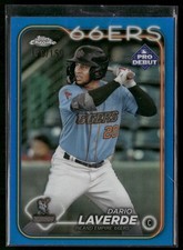 Dario Laverde 2024 Topps Pro Debut #PDC-38 Blue Refractor #/150