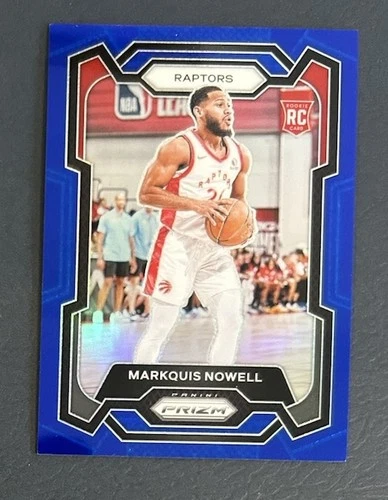 2023-24 Panini Prizm MARKQUIS NOWELL Blue Rookie /199 #300 TORONTO Raptors