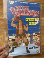 WWF LJN Wrestling Superstars Cowboy Bob Orton poster And Bio Card