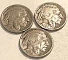 Three  (3) 1927 P  Buffalo Nickel s MIXED GRADES NO RESERVE  *J1938