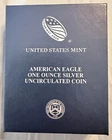 2018W Burnished Uncirculated American Silver Eagle Mint Issued Presentation COA