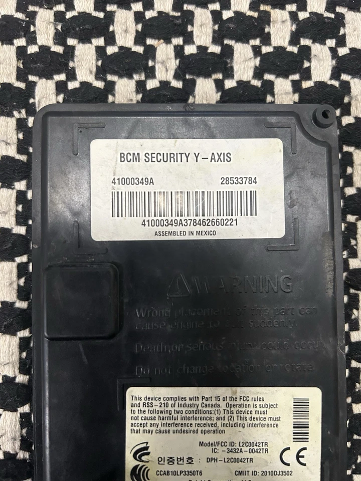 Harley-Davidson Body Control Module BCM Security 2017 Softail Models 41000349A - Imagen 2 de 4