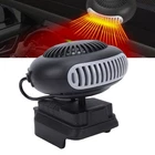 1Cordless Space Heater Fast Heating Portable Car Windshield Defroster W/USB