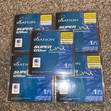 Lot Of 5  Imation SuperDisk Mac Diskette Disk 3.5in 120MB Brand New Sealed