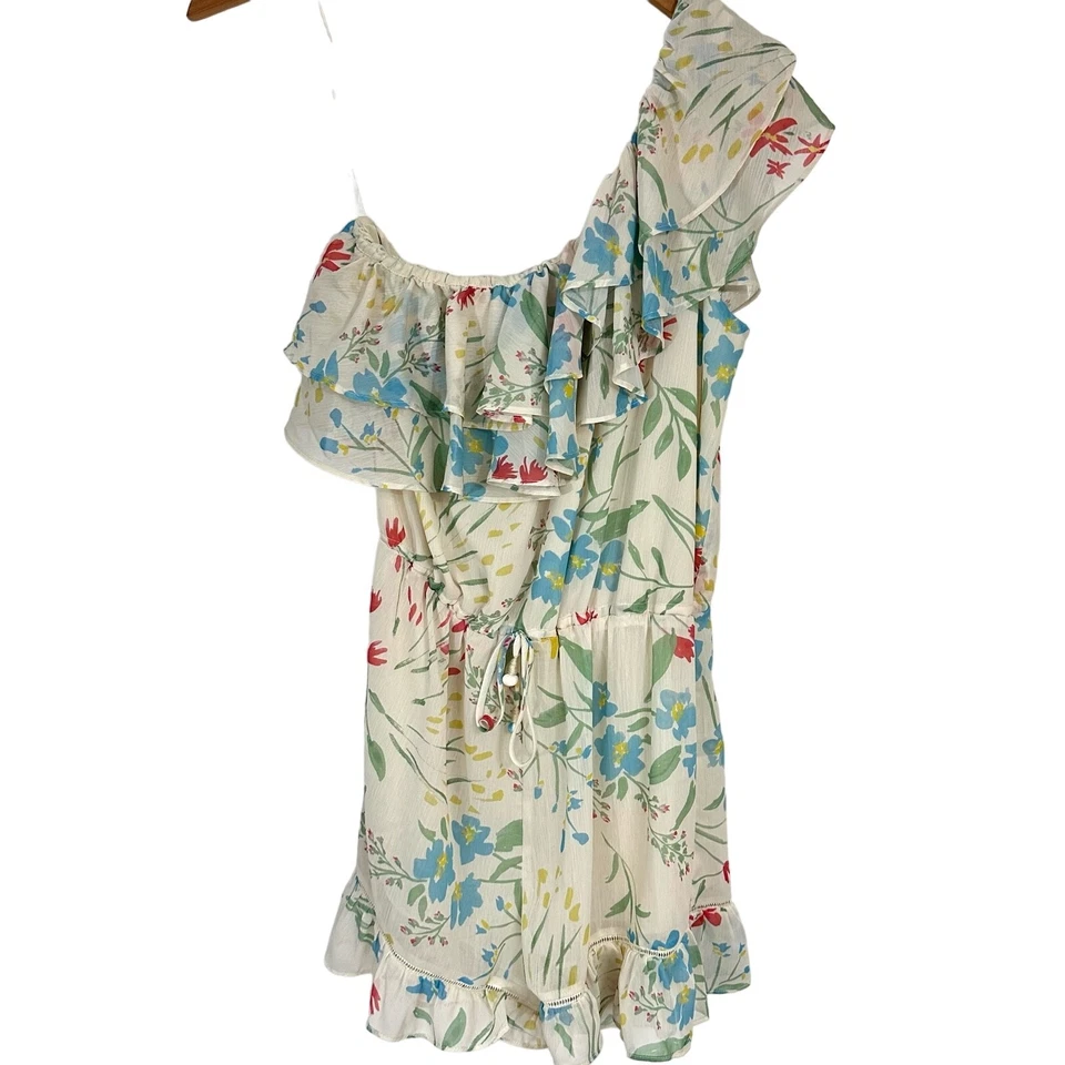 Mameluco Floral Tularosa Un Hombro Del Mar Talla Pequeña Foto 2 de 4