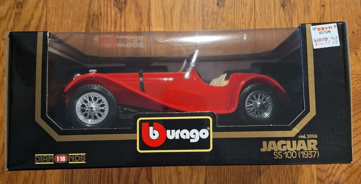 BURAGO 1/18 SCALE Diecast 3206 - Jaguar SS 100 1937 1000 Miglia EUR 95 BURAGO 1/18 SCALE Diecast 3206 - Jaguar SS 100 1937 1000 Miglia EUR 95