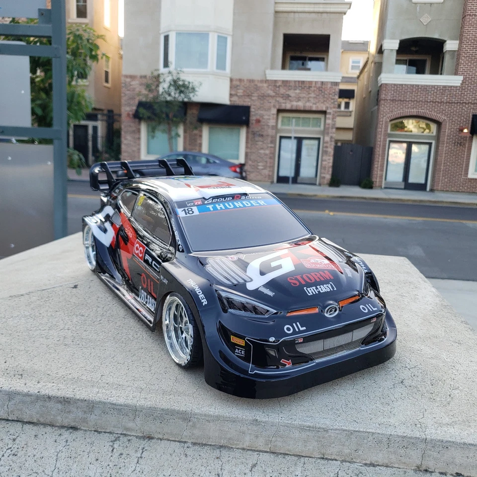 200mm 1/10 Custom Print GR COROLLA Rally 4Tec-2 DC10 YD2 HPI MST TT02 Body Only - Image 3 of 4