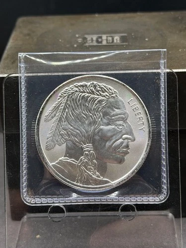 Silver 1oz 999 Buffalo / Indian Head by Elemental in Flip
