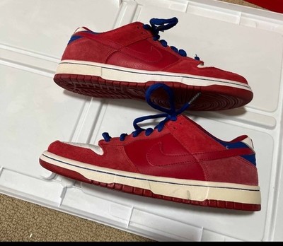 Nike Dunk Low Pro SB Superman (2009) 304292-661 Sz 9 Vintage Rare Red Blue