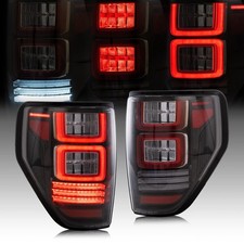 LED Red Turn Signal Tail Lights - Compatible for Ford F150 Pickup 2009-2014