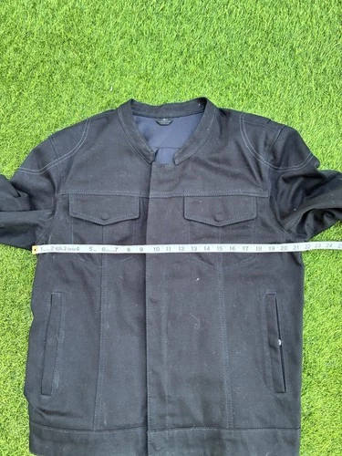 FIRST MFG CO Voyager Twill Black Full Zip Jacket w/ Pockets Mens L image 5