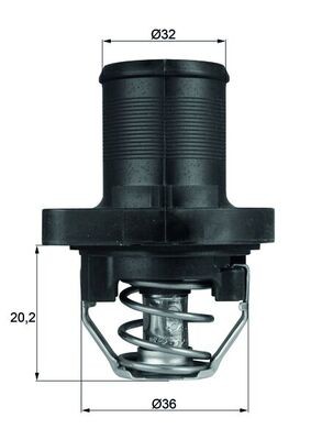 Thermostat liquide de refroidissement MAHLE TI 47 89 pour résoudre la surchauffe