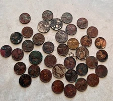 Big Lot of Old Coins - Pennies & Nickels - dug at New Mexico Ghost Town!