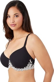 Wacoal Women's Embrace Lace Contour Bra 853191 T-Shirt  Stretch Foam Black