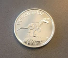 1 oz Silver Round - Velociraptor
