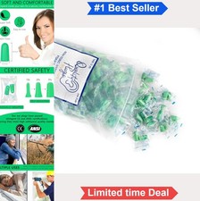 Foam Earplugs 200 Pair 32dB Noise Cancelling Disposable Soft Individually