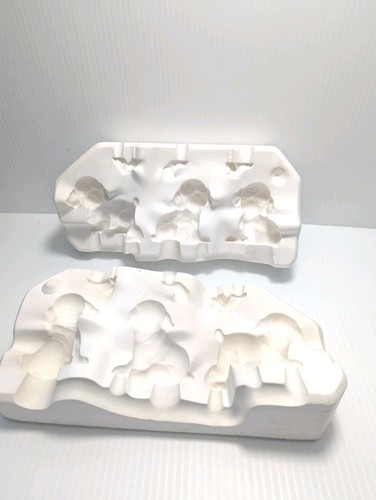 Scioto Molds S-589 Three Puppies Ceramic Slip Mold