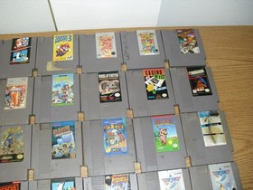 Lot of 26 NES games! Double Dragon 2 Blaster Master Quattro Mario Bros 1 & 3 7
