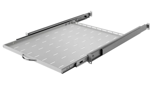 RACK Standard Telescopic shelf 1U 19" 550 mm Grey