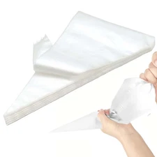 Large Pastry Bags Disposable, 100 Pcs 24 Inch Thickened Strong Decorating Bag...