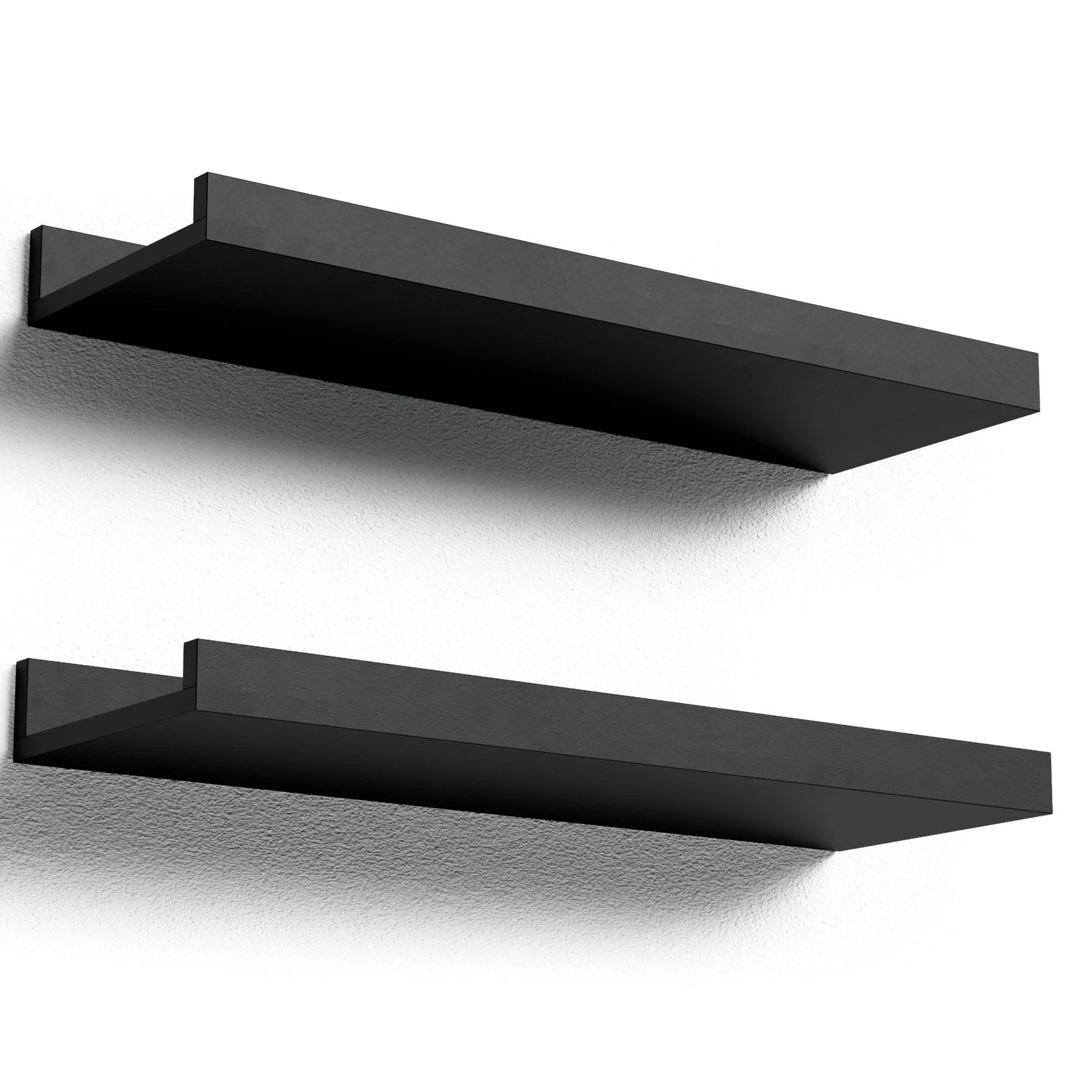 2 PCS Floating Shelves Wall Mounted Modern Black Storage Lip Picture Ledge
Opens in a new window or