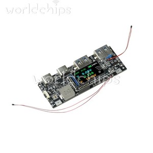 22.5W Module de recharge rapide du circuit de carte centrale de Power Bank 0.96" TFT Affichage