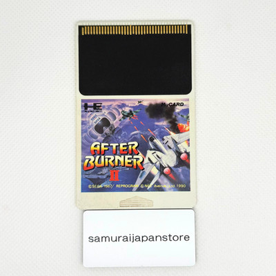 AFTER BURNER II 2  NEC Avenue PC Engine HuCard Cartridge Only Used Japanese ver