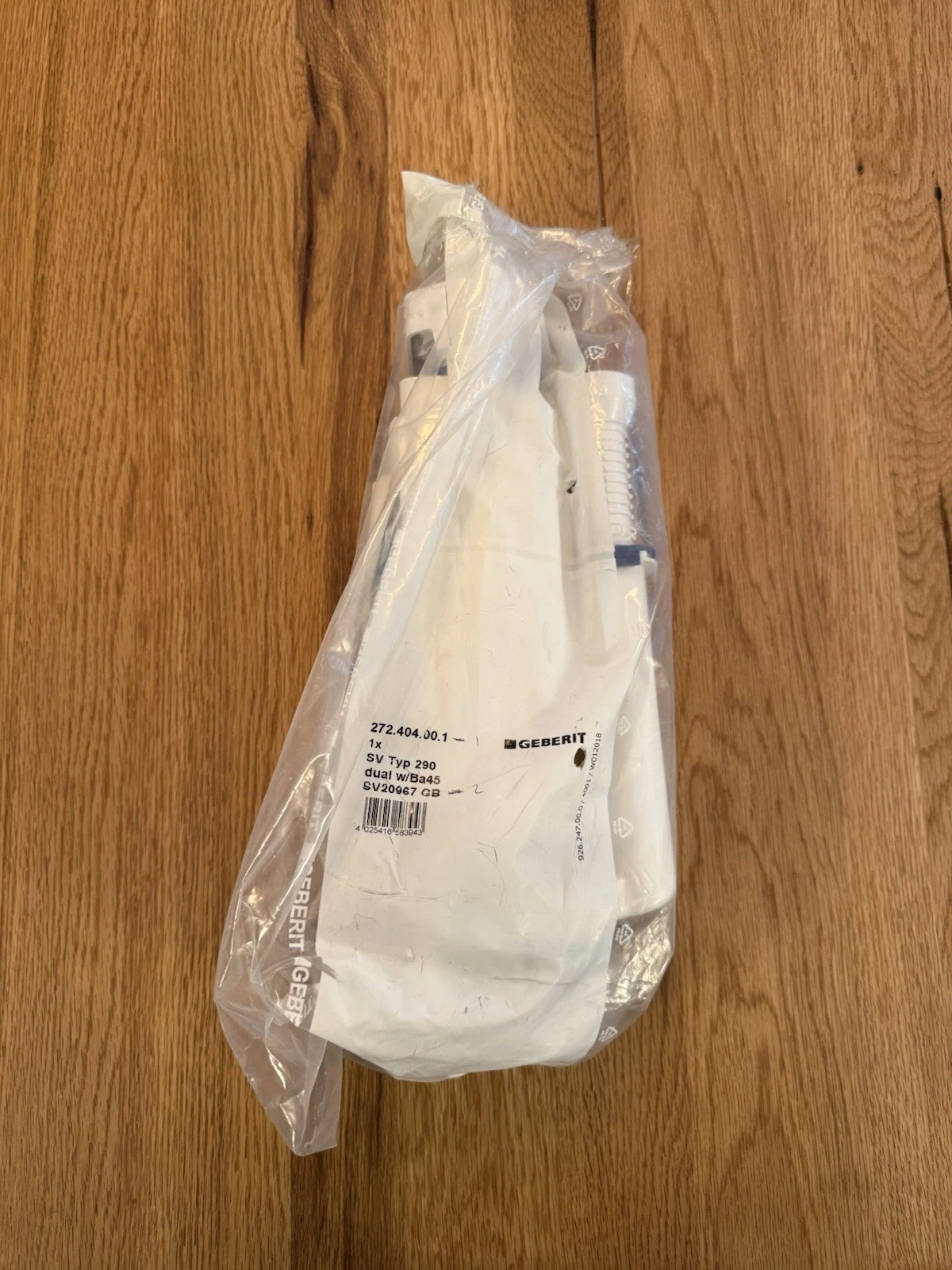 Geberit 272.404.00.1 Toilet Dual Flush Cistern Valve Type 290 SV20967 - New