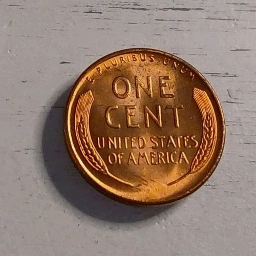 1942-D BU Red Lincoln Wheat Cent ~ Free Shipping! #5