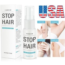 20ml Natural Permanent Hair Removal Spray Stop Hair Growth Inhibitor Remover US