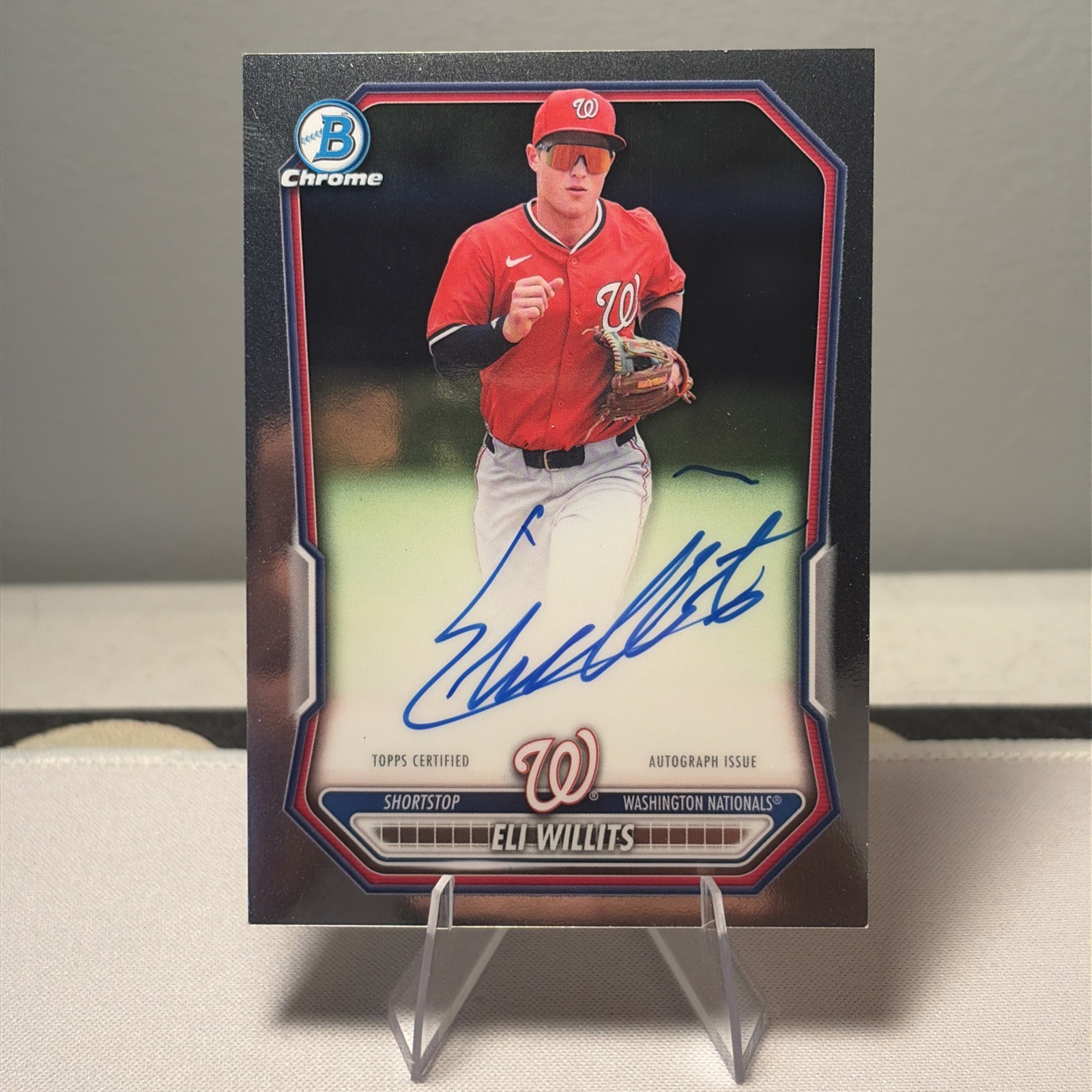 2026 Bowman Baseball - Eli Willits Base Auto Washington Nationals #CPA-EW