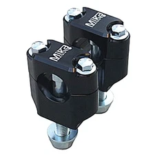 Mika Metals Universal Handlebar Mounts 7/8" Bars Black