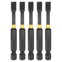 "5X SL6 Schlitz-Schraubendreherbits 1/4\" 6K 2,8\" L Magnet"