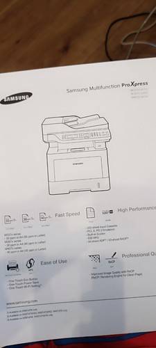 SAMSUNG PRO XPRESS M3370FD A4 MONO MULTIFUNCTION LASER PRINTER SL-M3370FDN VGC - Picture 10 of 11