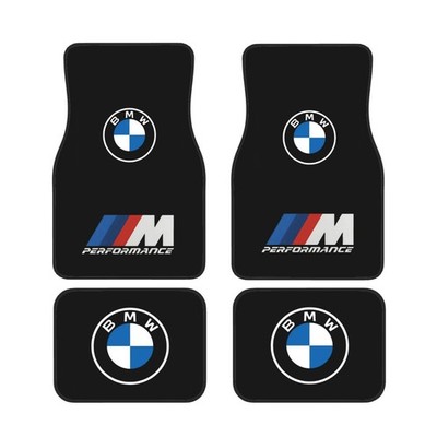 For BMW 4PCS Universal Car Floor Mats Auto Carpets Interior Trim Accessories