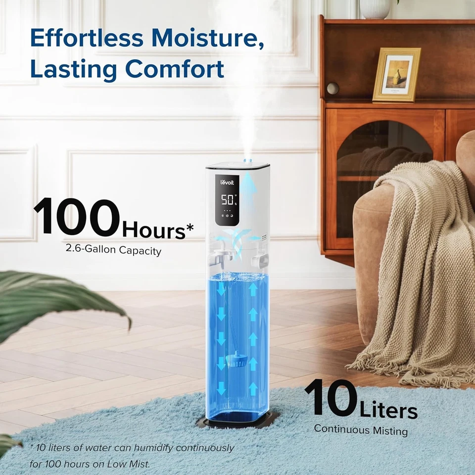 Smart Bedroom Humidifier - Auto Mode, Quiet Operation - Image 4 of 4