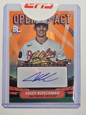 2023 TOPPS OPENING ACT AUTOGRAPH #OAA-AR ADLEY RUTSCHMAN ORANGE FOIL 11/25