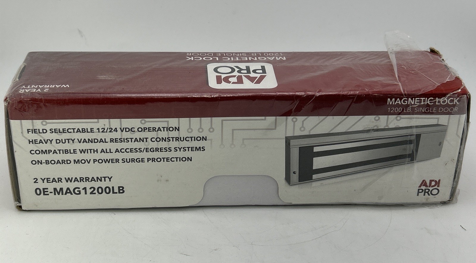 ADI PRO Magnetic Lock Door Access Control OE-MAG1200LB 12/24VDC